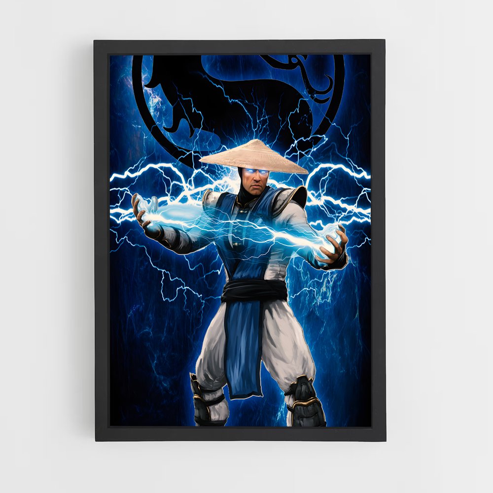 Poster Raiden: L'Épée du Destin – affiche Mortal kombat (vue 2)